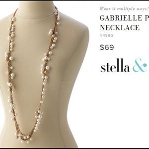 Stella & Dot Gabrielle Pearl Necklace